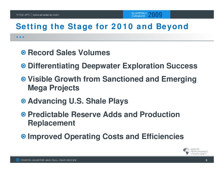 Q4 2009 Earnings Call – Anadarko Petroleum Corp – slide 8