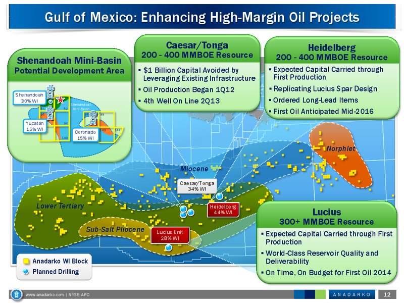Raymond James 34th Annual Institutional Investors Conference – Anadarko Petroleum Corp – slide 12