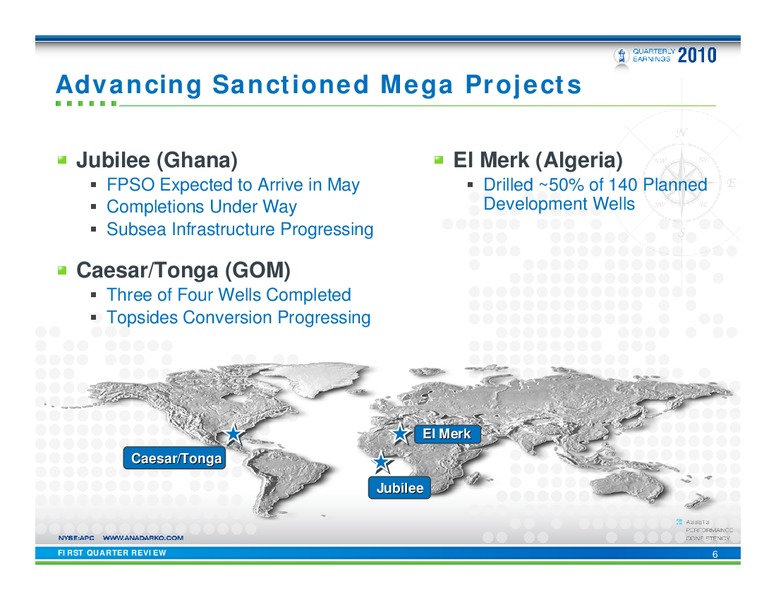 Q1 2010 Earnings Call – Anadarko Petroleum Corp – slide 5