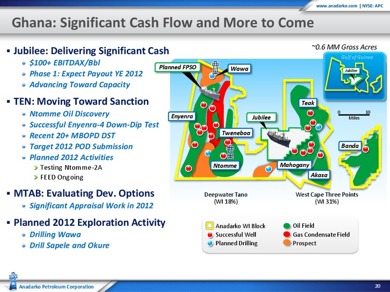 RBC Capital Markets 2012 Global Energy and Power Conference – Anadarko Petroleum Corp – slide 20
