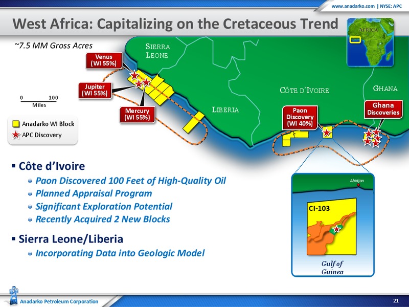 Global Hunter Securities 100 Energy Conference – Anadarko Petroleum Corp – slide 21