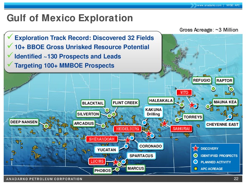 EnerComs The Oil and Gas Conference 2011 – Anadarko Petroleum Corp – slide 21