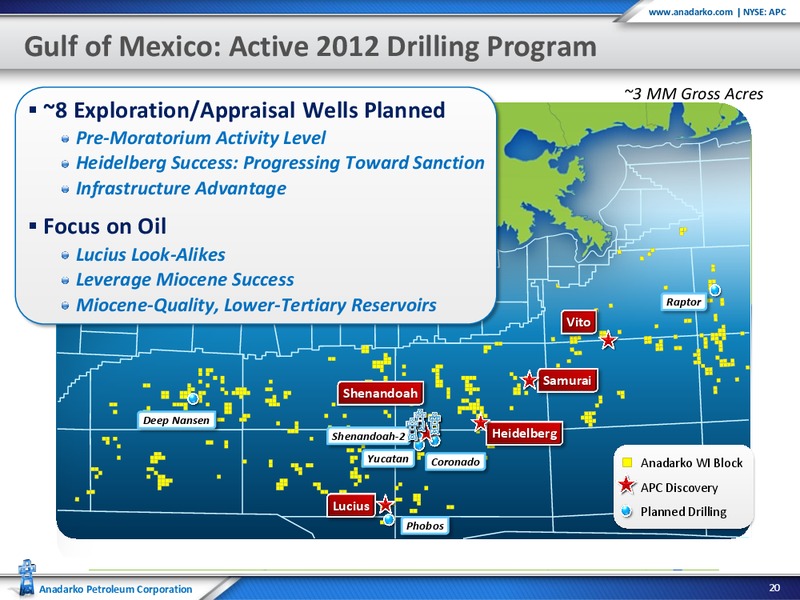 Barclays Capital CEO Energy Power Conference – Anadarko Petroleum Corp – slide 20