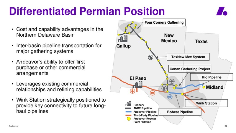Raymond James Investor Conference – Andeavor – slide 22