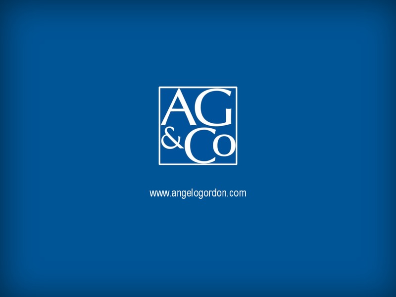 Enercom Conference – Angelo Gordon and Company – slide 25