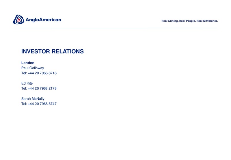 JULY 2015 INVESTOR PRESENTATION – Anglo American Plc – slide 53