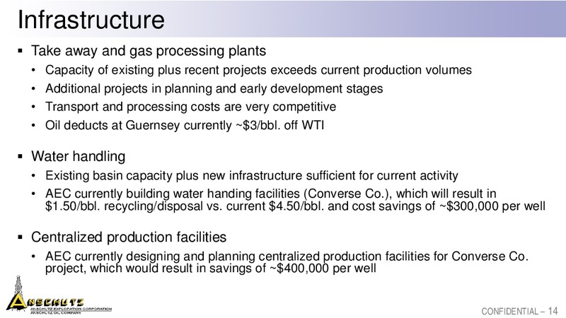 EnerCom Oil and Gas Conference – Anschutz Exploration Corporation – slide 14