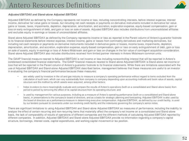 Investor Roadshow Presentation – Antero Midstream Partners Lp – slide 50