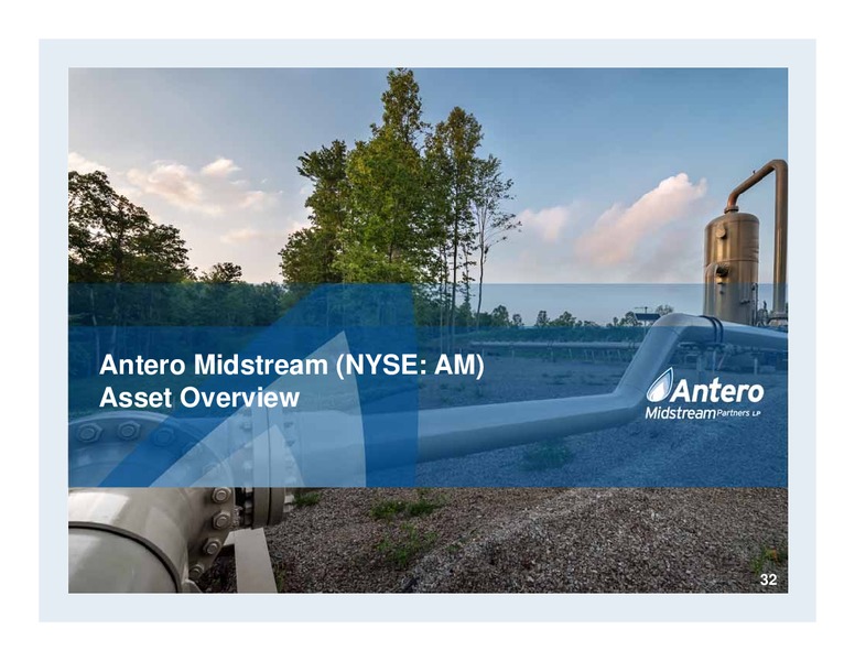 April 2017 Partnership Overview – Antero Midstream Partners Lp – slide 32