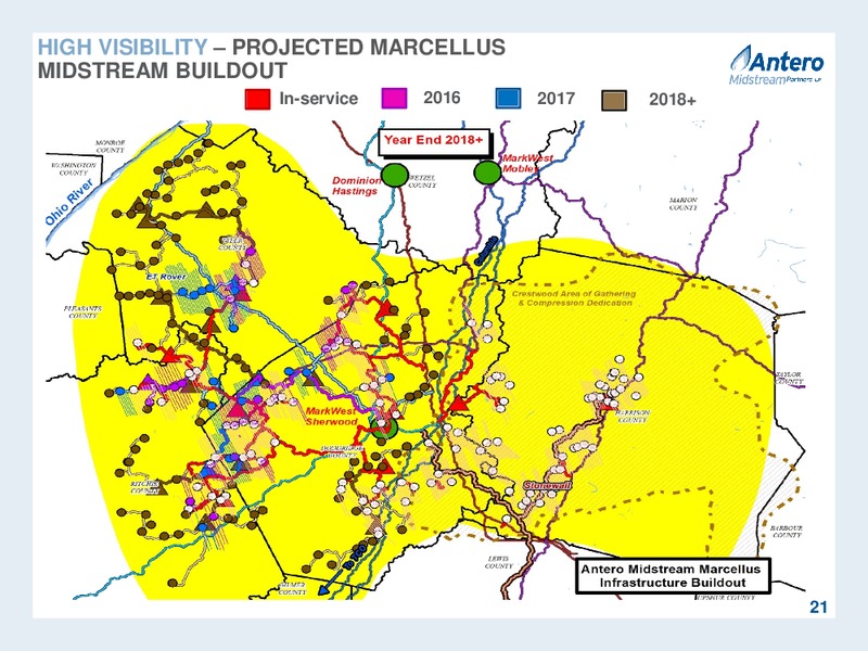 2016 MLP Investor Conference – Antero Midstream Partners Lp – slide 21