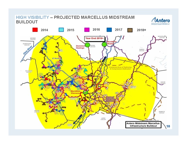 JUNE 2015 INVESTOR PRESENTATION – Antero Midstream Partners Lp – slide 10