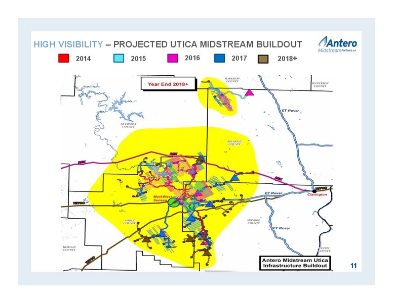 JUNE 2015 PARTNERSHIP OVERVIEW – Antero Midstream Partners Lp – slide 11