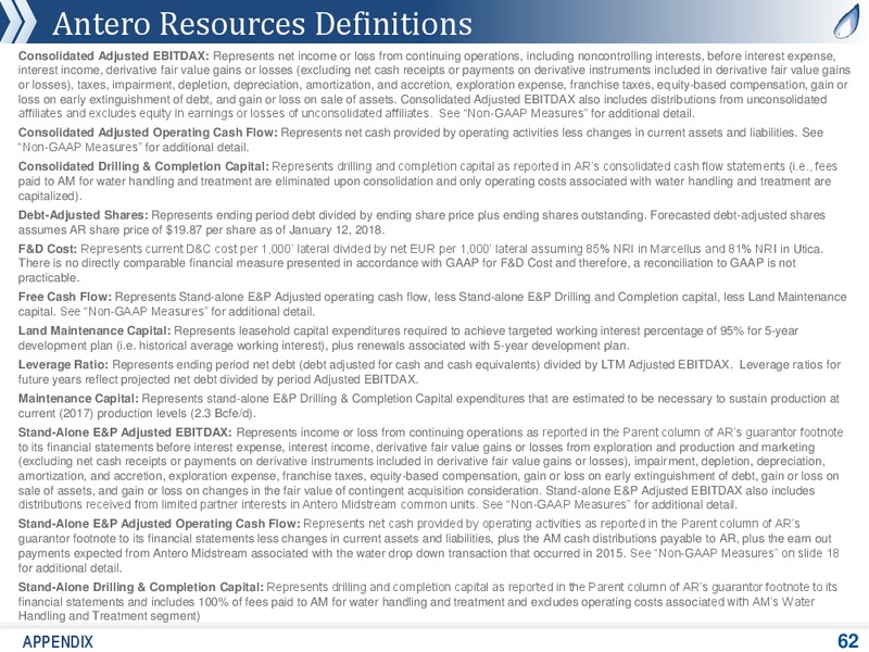 August 2018 Corporate Presentation – Antero Midstream Partners Lp – slide 61