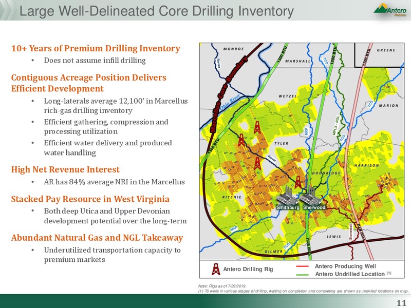 August 2019 Corporate Presentation – Antero Midstream Partners Lp – slide 10