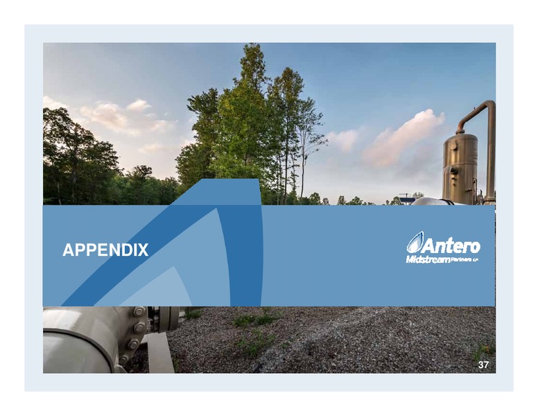 September 2017 Partnership Overview – Antero Midstream Partners Lp – slide 37
