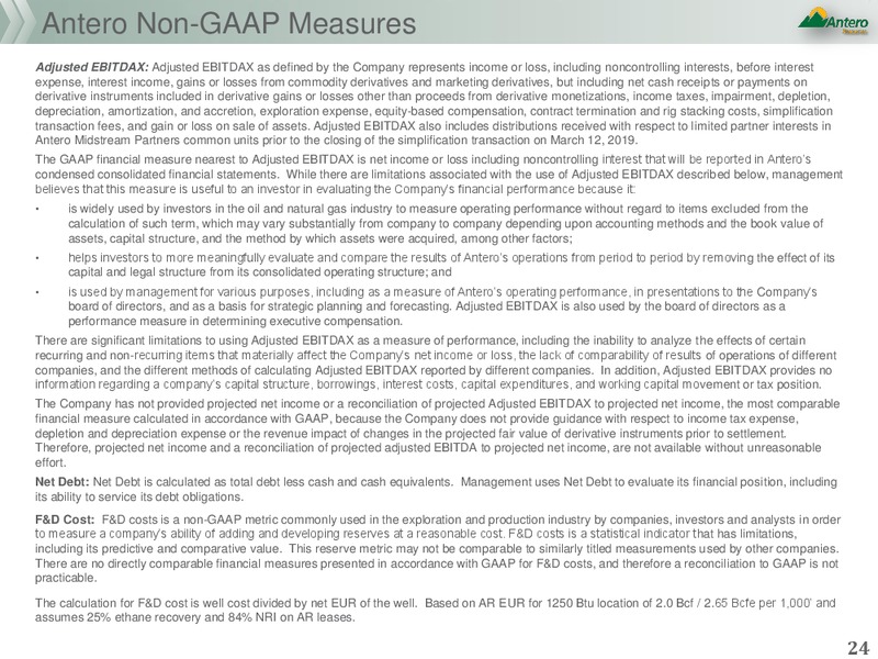 New Outlook – Antero Midstream Partners Lp – slide 23