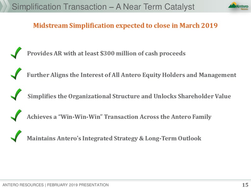 February 2019 Corporate Presentation – Antero Resources – slide 13