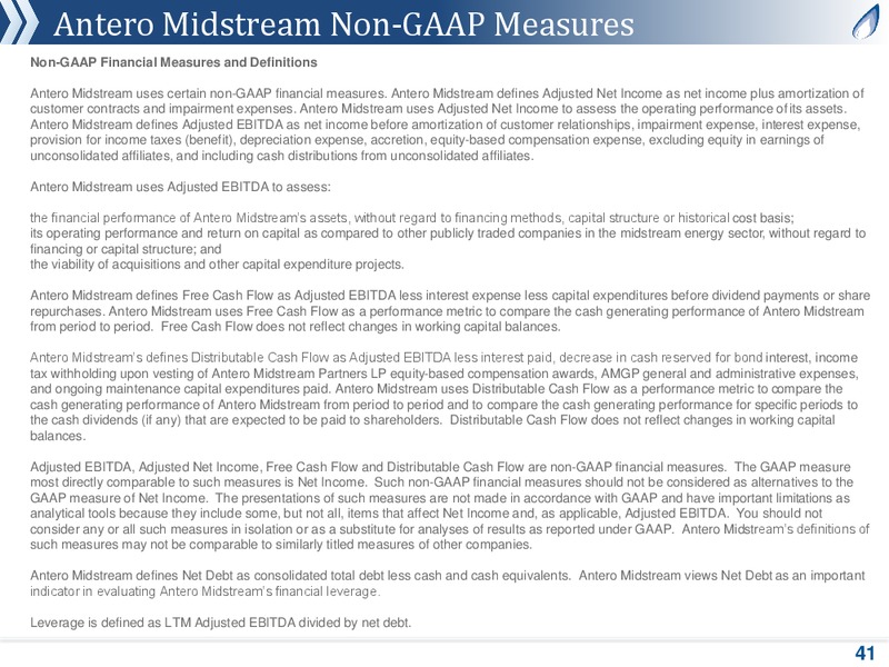 JP Morgan Global High Yield & Leveraged Finance Conference – Antero Resources – slide 38