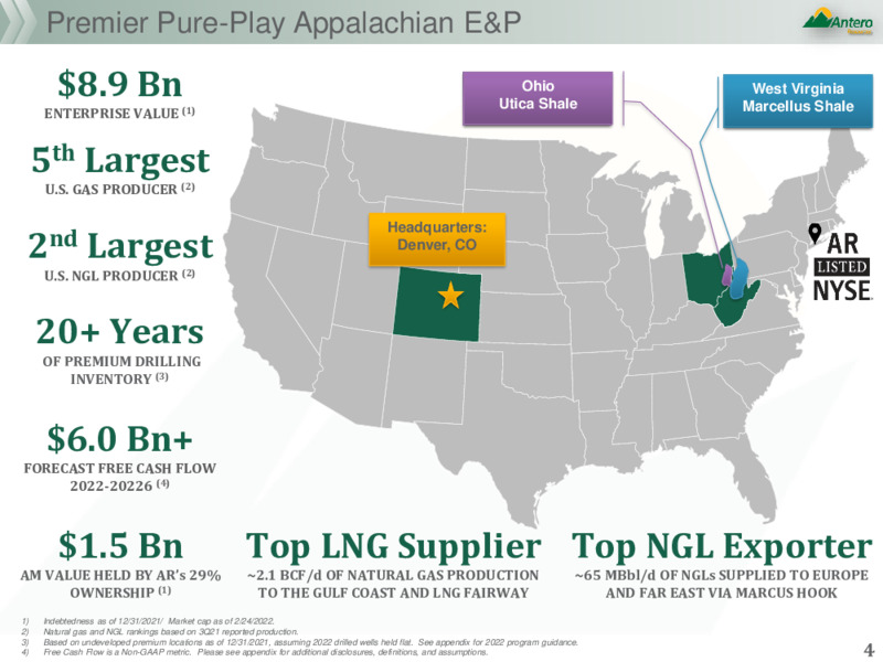 JPM HY Conference – Antero Resources – slide 2