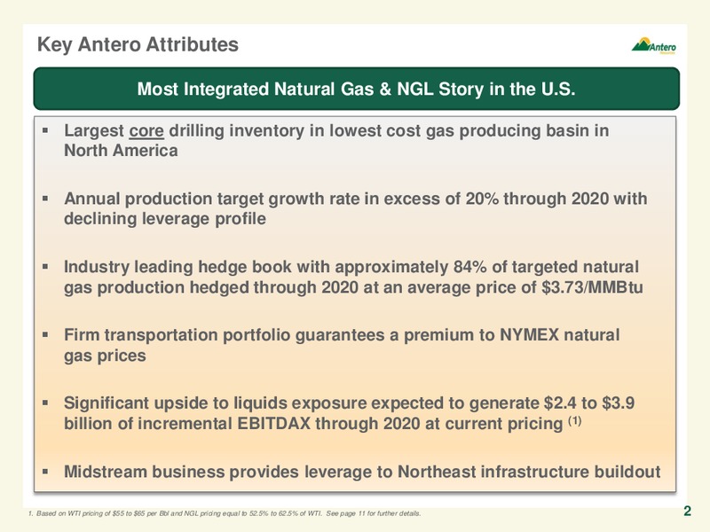 Scotia Howard Weil 45th Annual Energy Conference – Antero Resources – slide 2