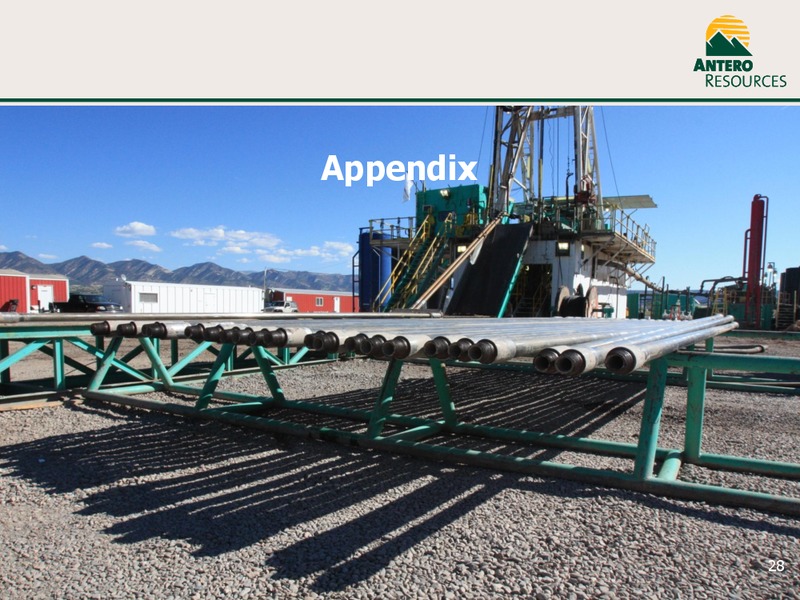 Company Overview May 2012 – Antero Resources – slide 28