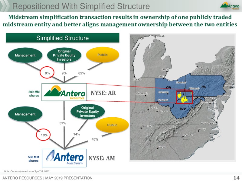 1Q 2019 Earnings Presentation – Antero Resources – slide 13
