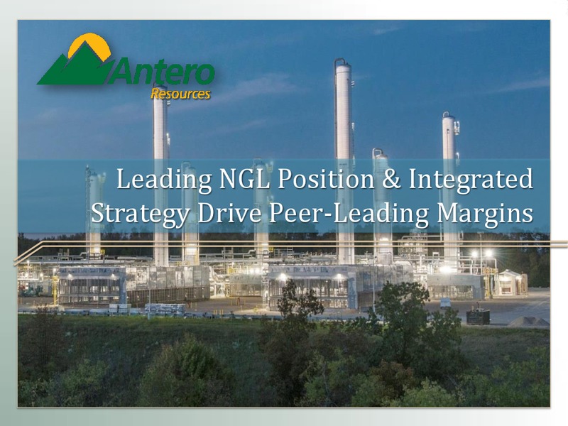 1Q 2019 Earnings Presentation – Antero Resources – slide 14
