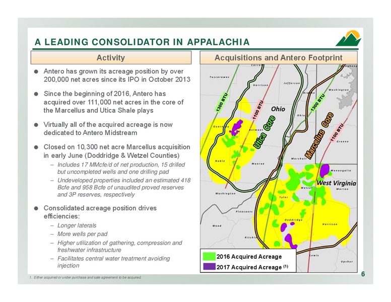 2Q 2017 Company Overview – Antero Resources – slide 5