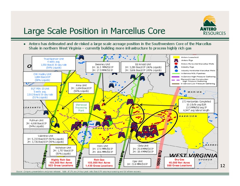 Company Update August 2013 – Antero Resources – slide 12