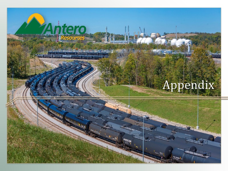 3Q 2019 Earnings Call – Antero Resources – slide 14