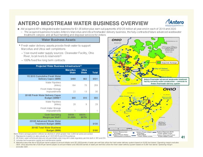 Marcellus and Utica Acquistion Summary – Antero Resources – slide 41
