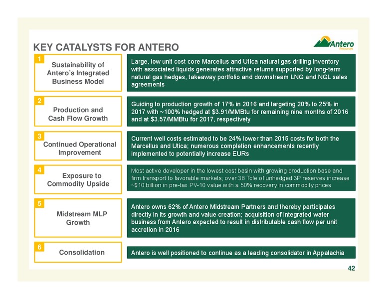 July 2016 Corporate Overview – Antero Resources – slide 41