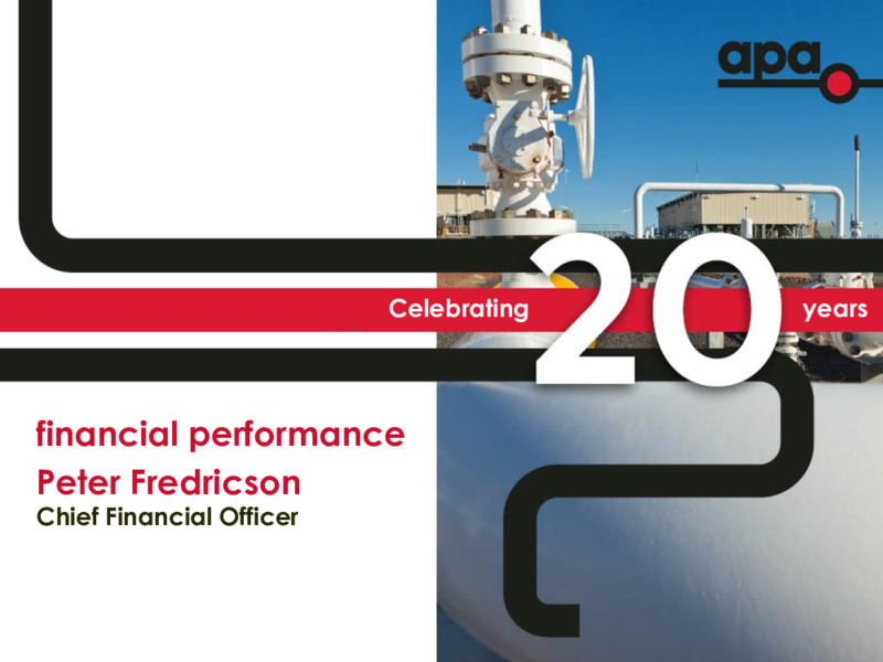 FY 2020 Financial Results – Apa Group – slide 10