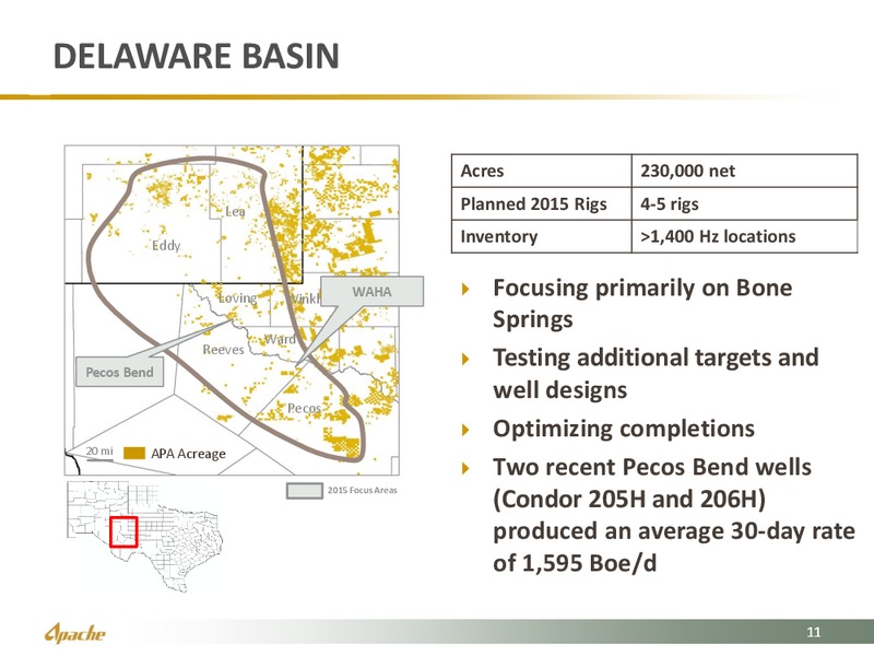 Bernstein Annual Strategic Decisions Conference – Apache Corp – slide 11