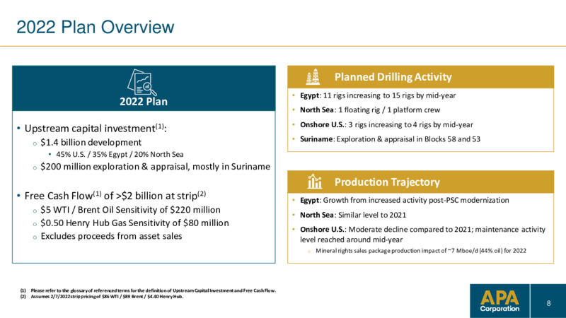 4Q 2021 Earnings Presentation – Apache Corp – slide 7