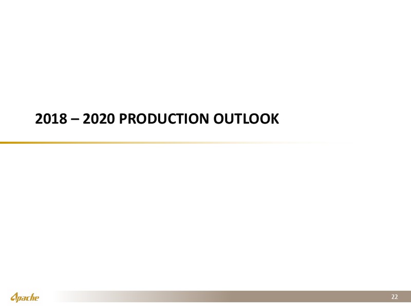 4Q 2017 Financial and Operational Supplement – Apache Corp – slide 21