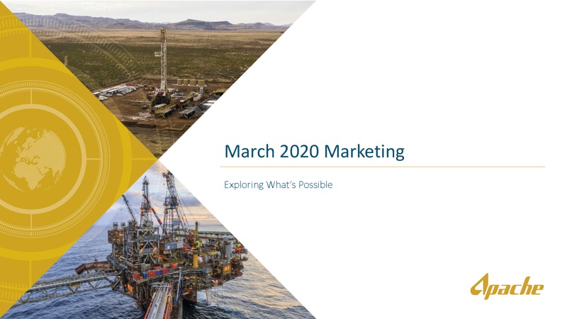 March 2020 Investor Presentation – Apache Corp – slide 1