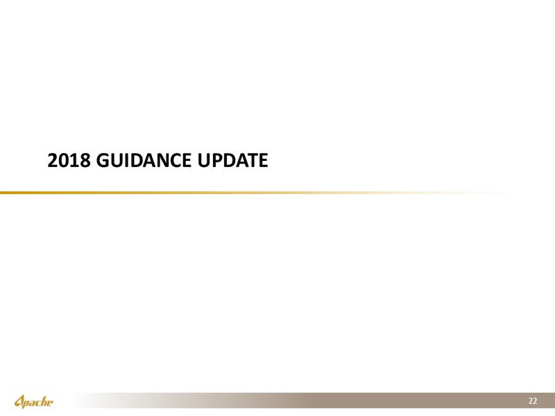 3Q 2018 Earnings Presentation – Apache Corp – slide 21