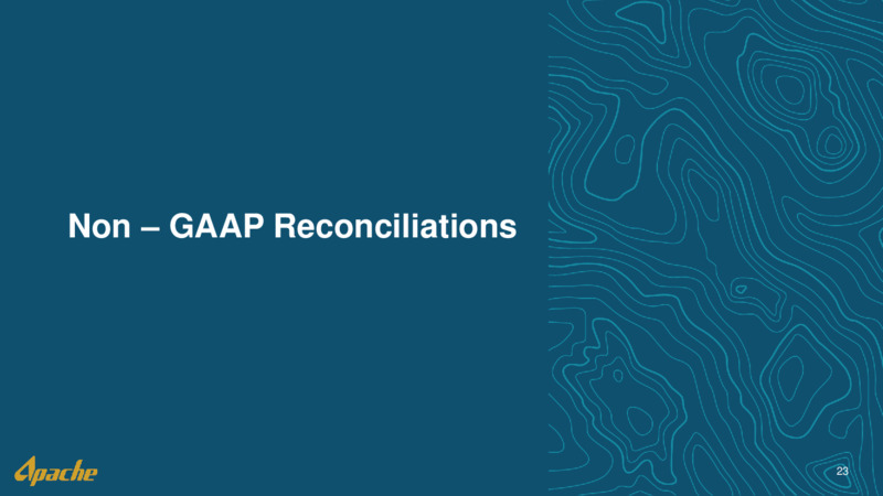 Q3 2020 Earnings Presentation – Apache Corp – slide 22