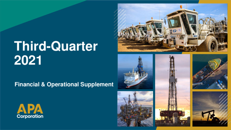 3Q 2021 Investor Presentation – Apache Corp – slide 1