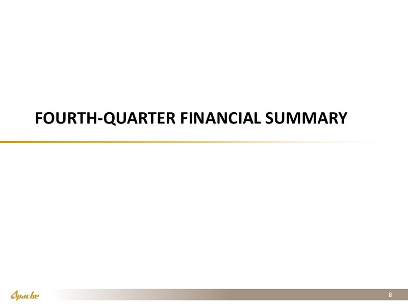 Q4 2015 Results – Apache Corp – slide 7