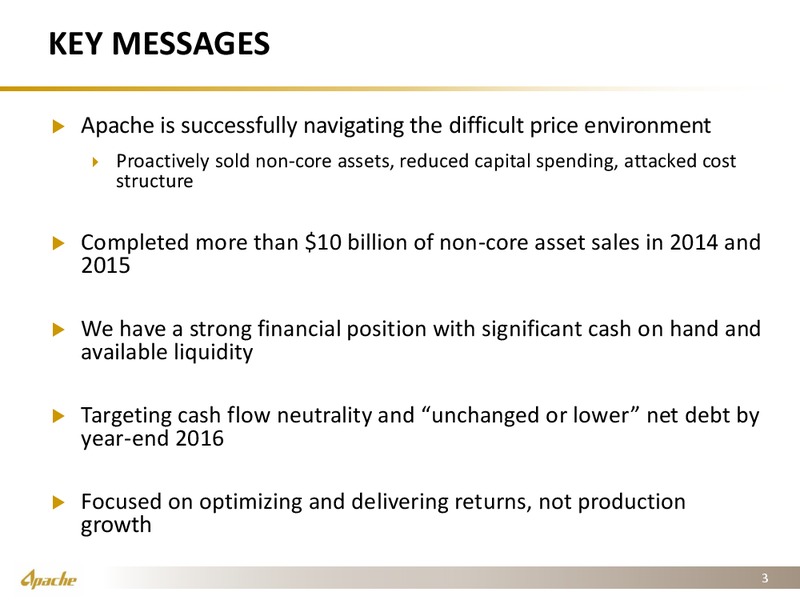 Raymond James Conference – Apache Corp – slide 2