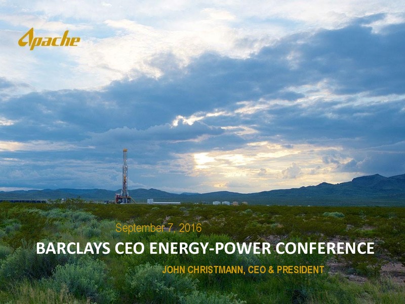 Barclays CEO Energy Power Conference – Apache Corp – slide 1