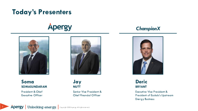 Apex and Champion X – ChampionX Corporation – slide 3