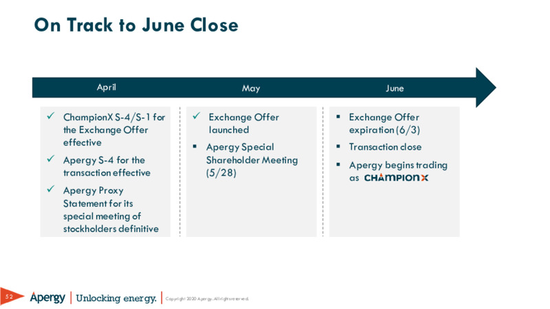 Apex and Champion X – ChampionX Corporation – slide 52