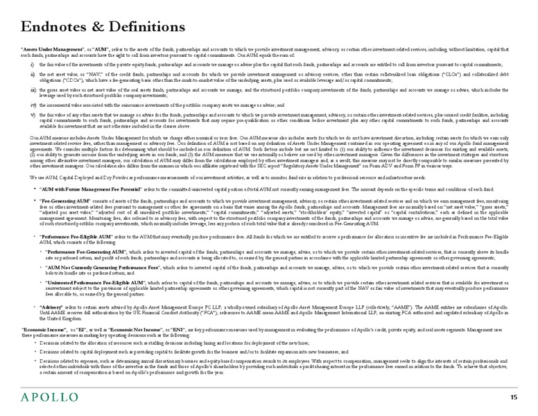 Valuation Framework – Apollo Global Management, Llc – slide 14