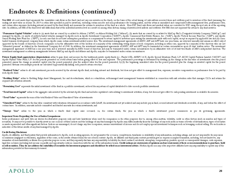 September 2019 Investor Presentation – Apollo Global Management, Llc – slide 27