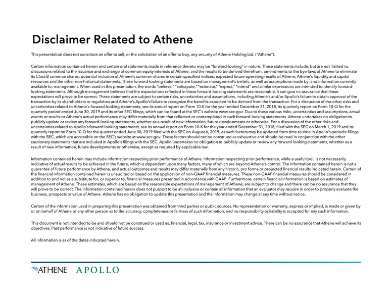 Athene Apollo Strategic Transaction – Apollo Global Management, Llc – slide 2