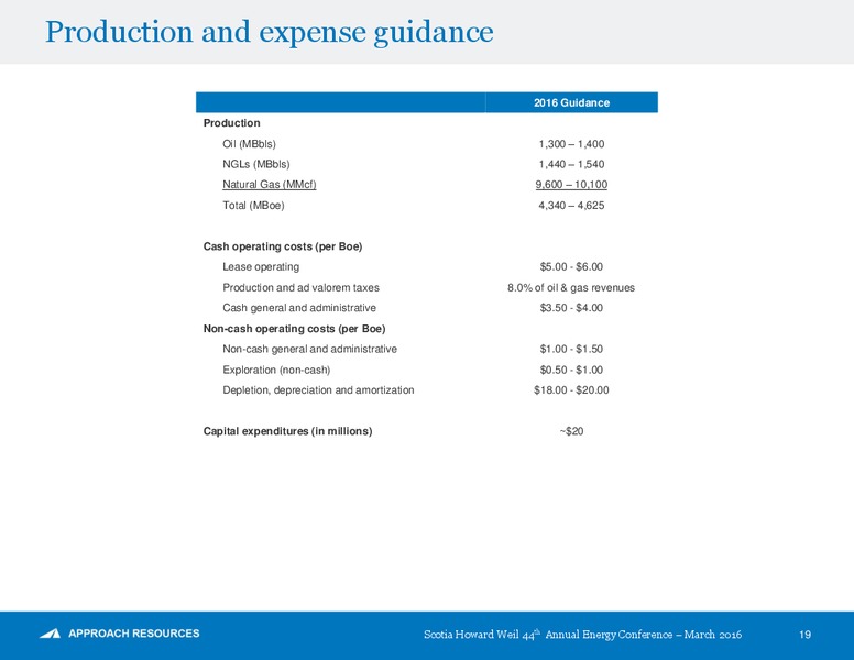 Scotia Howard Weil 44th Annual Energy Conference – Approach Resources, Inc. – slide 17