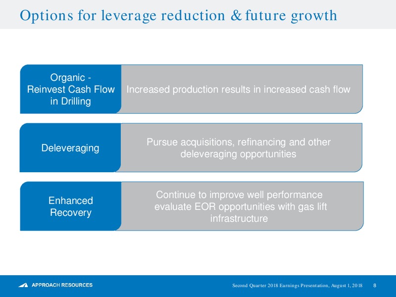 2Q 2018 Earnings Presentation – Approach Resources, Inc. – slide 7